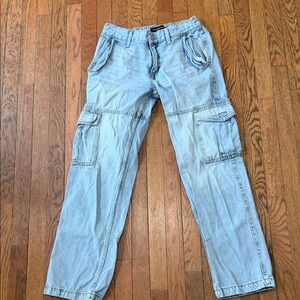 Aeropostale Light Blue Women's Cargo Pants